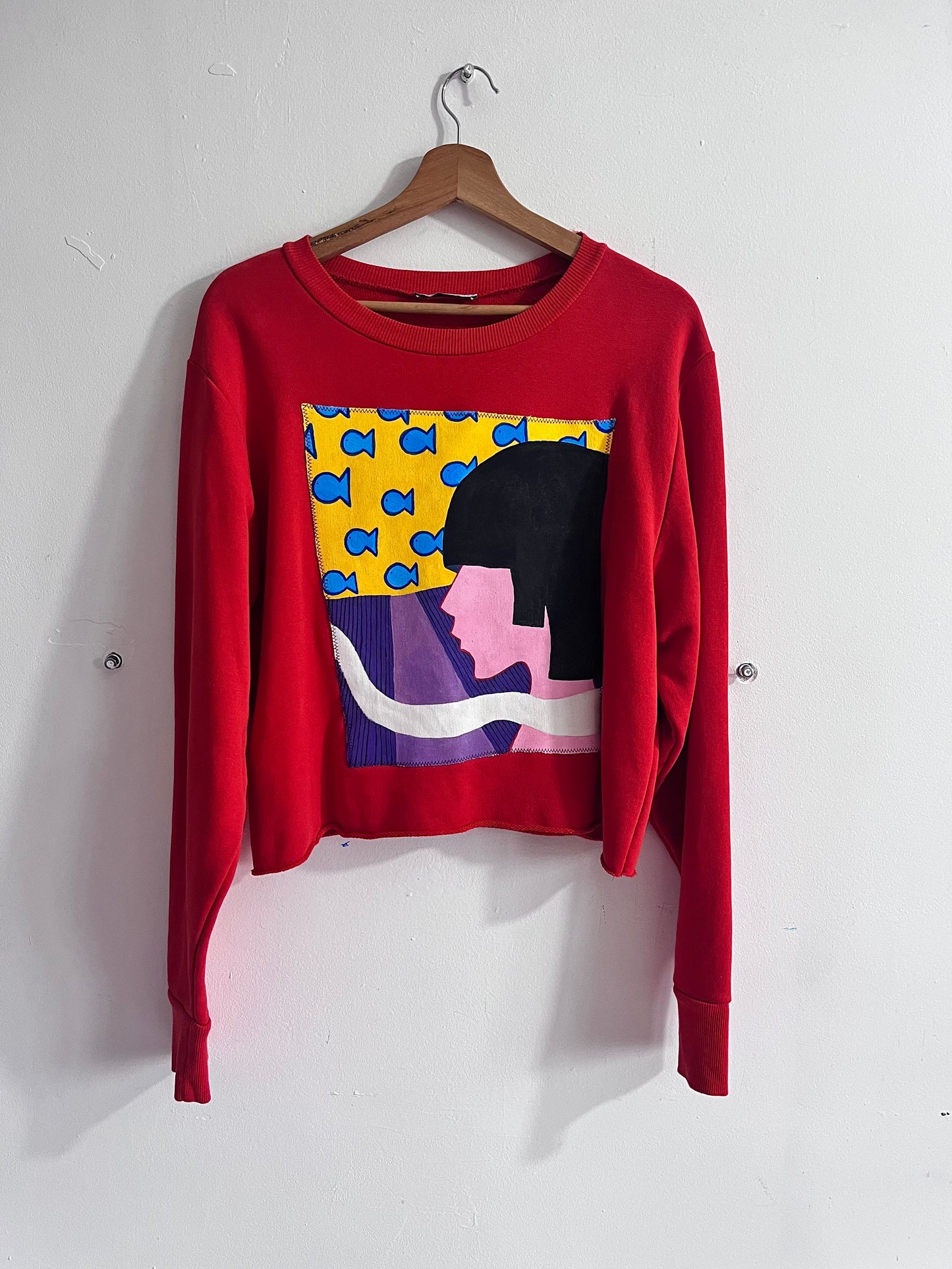 Bluza z naszywką "Akwarium z rybkami"