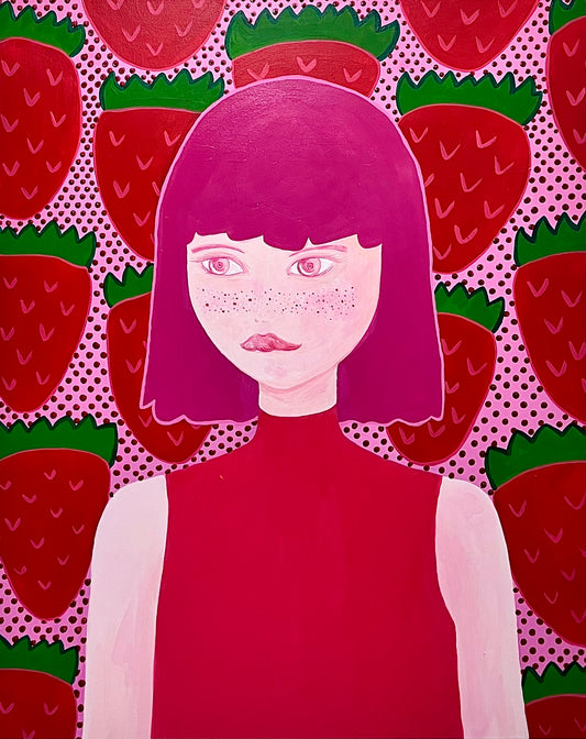 Craving Strawberries (80x100)