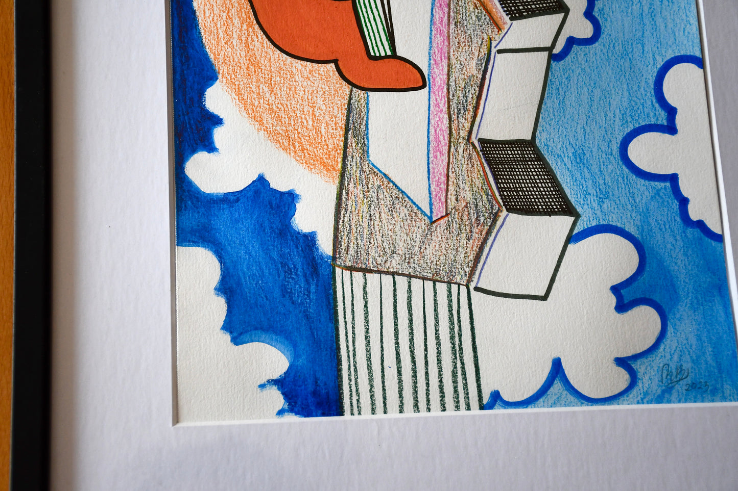 Tower in the clouds (32x42)