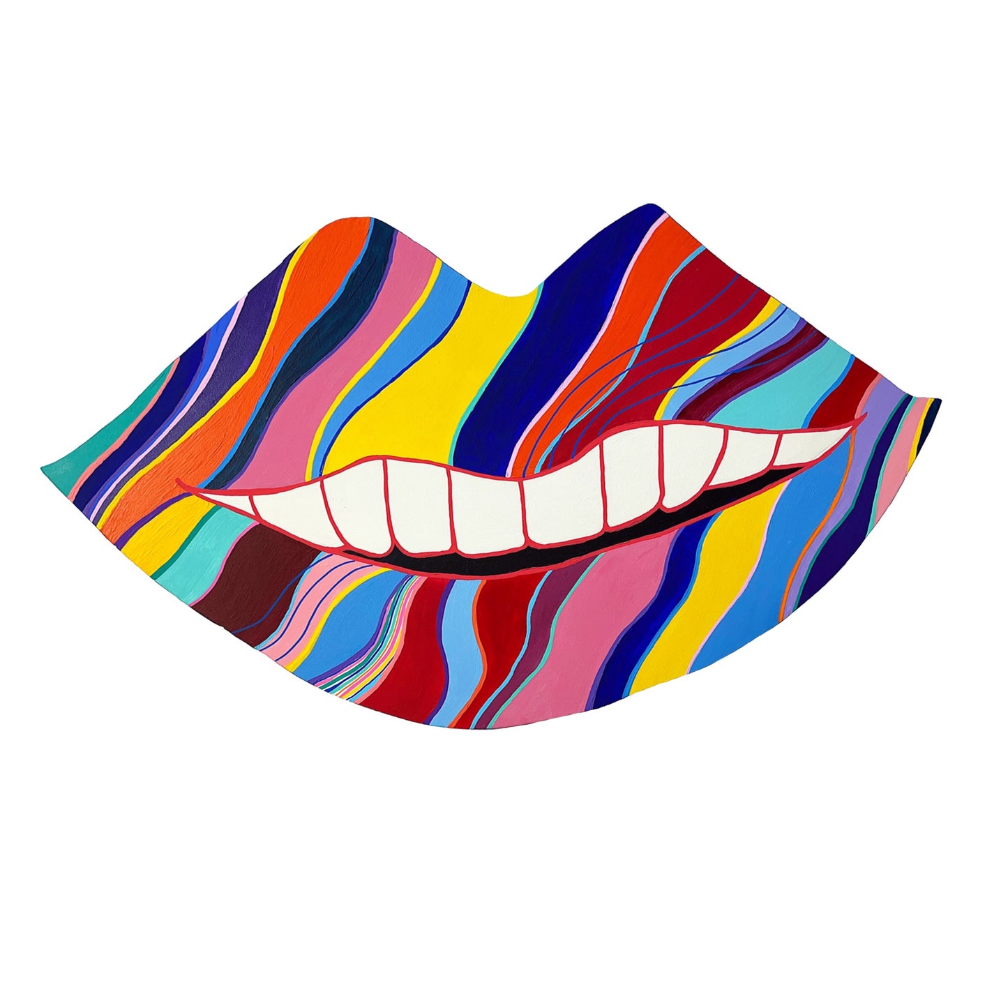 Rainbow smile (68x39.5)