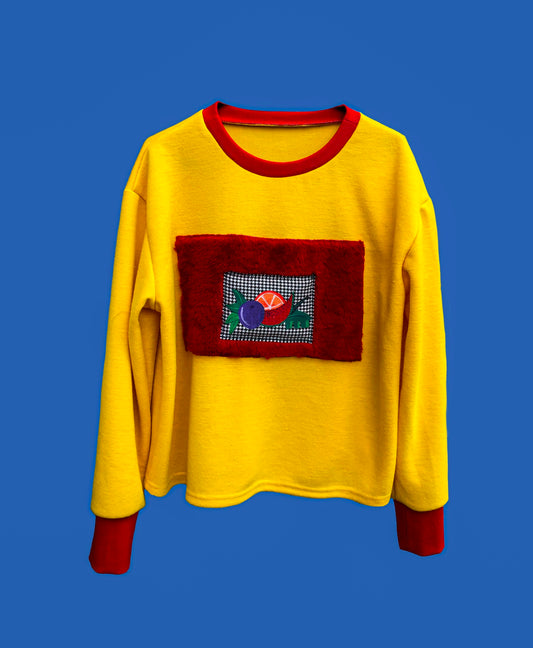 Yellow Tutti Frutti Sweater